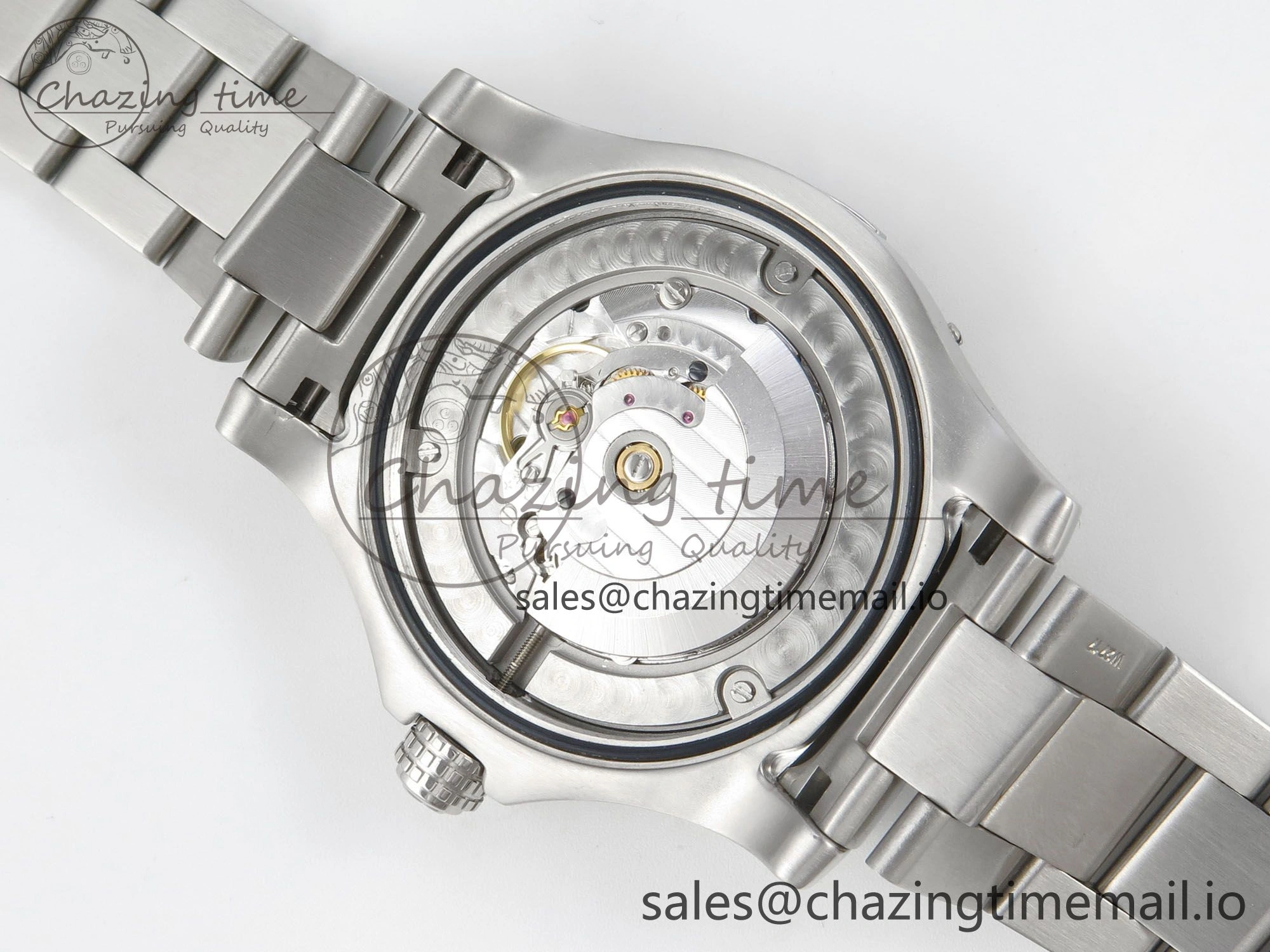 Avenger 43mm SS TF 1:1 Best Edition Yellow Dial on SS Bracelet A2824 V Durable 5411