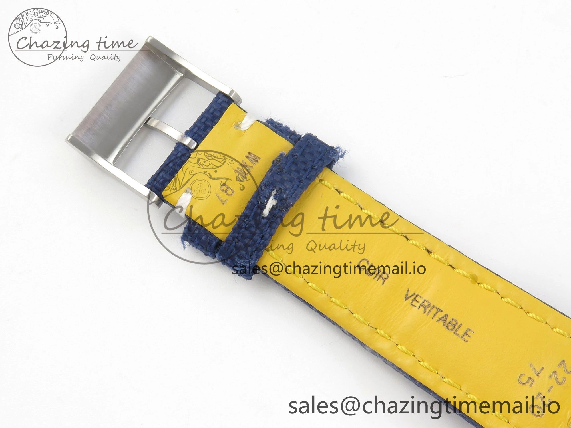Avenger 43mm TF 1:1 Best Edition Blue Dial on Blue Nylon Strap A2824 V Classic 5390