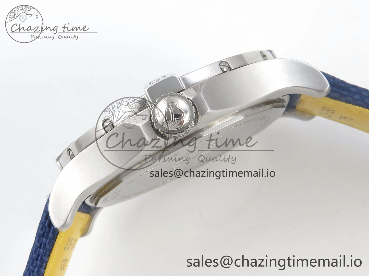 Avenger 43mm TF 1:1 Best Edition Blue Dial on Blue Nylon Strap A2824 V Classic 5390