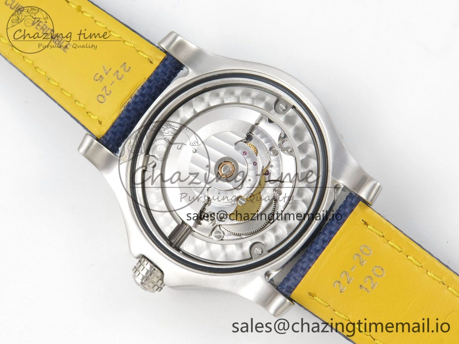 Avenger 43mm TF 1:1 Best Edition Blue Dial on Blue Nylon Strap A2824 V Classic 5390