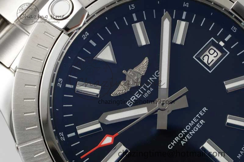 Effortless Avenger Automatic 43mm SS TF 1:1 Best Edition Black Dial on SS Bracelet A 5538