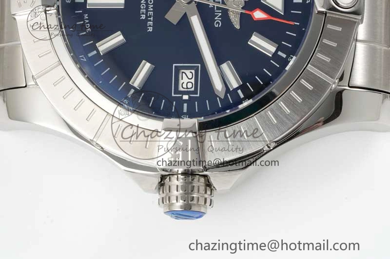 Effortless Avenger Automatic 43mm SS TF 1:1 Best Edition Black Dial on SS Bracelet A 5538