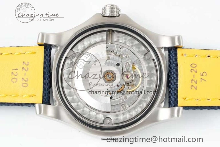 Avenger Automatic 43mm SS TF 1:1 Best Edition Blue Dial on Blue Nylon Strap A Soft 5534