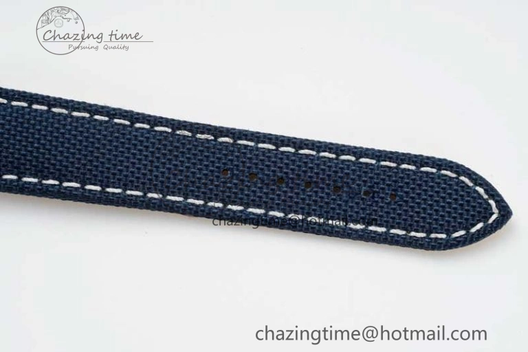 Avenger Automatic 43mm SS TF 1:1 Best Edition Blue Dial on Blue Nylon Strap A Soft 5534