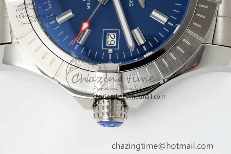 Avenger Automatic 43mm SS TF 1:1 Best Edition Blue Dial on SS Bracelet A Snug 5533