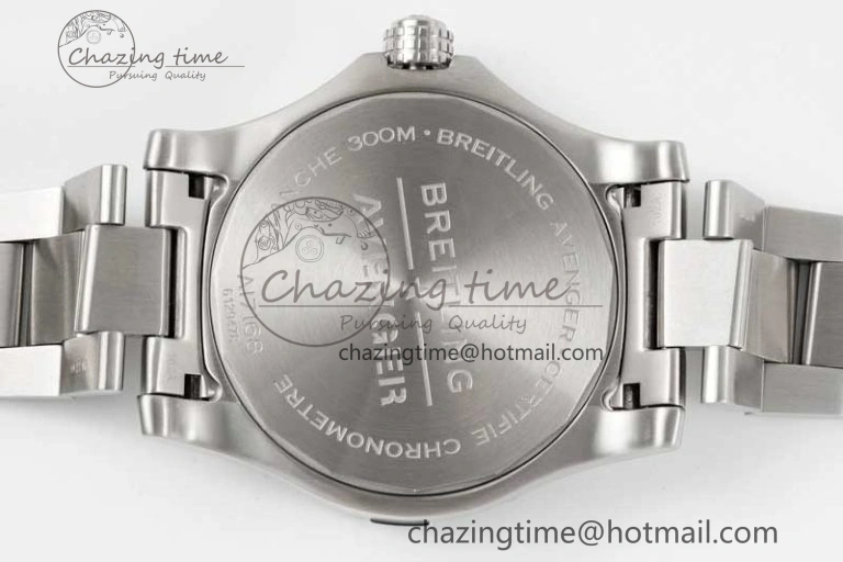 Avenger Automatic 43mm SS TF 1:1 Best Edition Blue Dial on SS Bracelet A Snug 5533