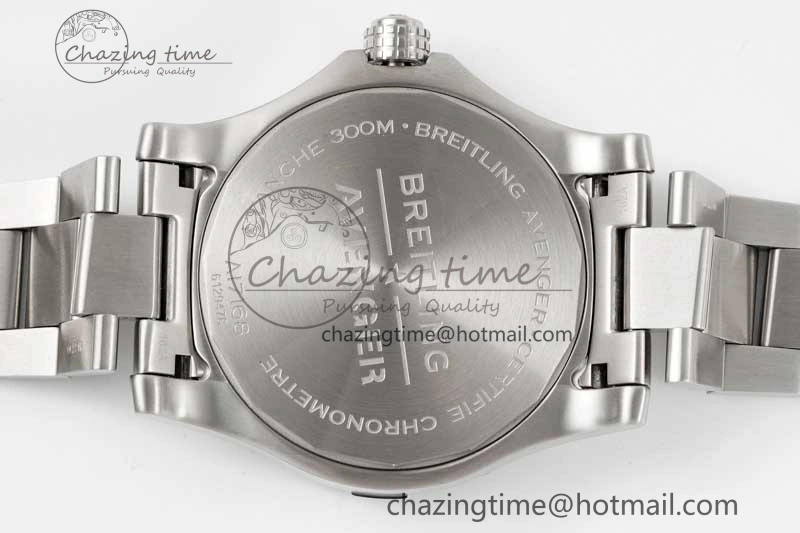 Avenger Automatic 43mm SS TF 1:1 Best Edition Blue Dial on SS Bracelet A Snug 5533