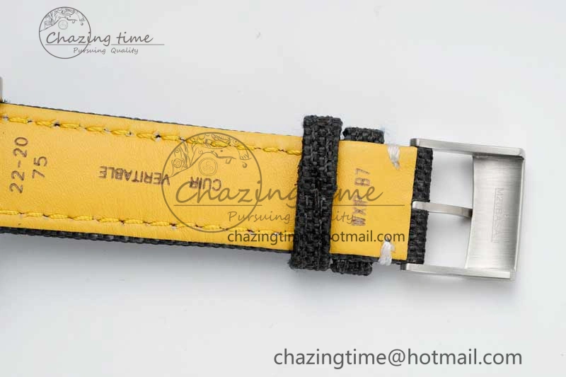Colorful Avenger Automatic 43mm SS TF 1:1 Best Edition Yellow Dial on Black Nylon Strap A 5537