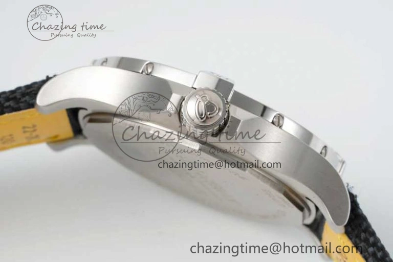 Colorful Avenger Automatic 43mm SS TF 1:1 Best Edition Yellow Dial on Black Nylon Strap A 5537