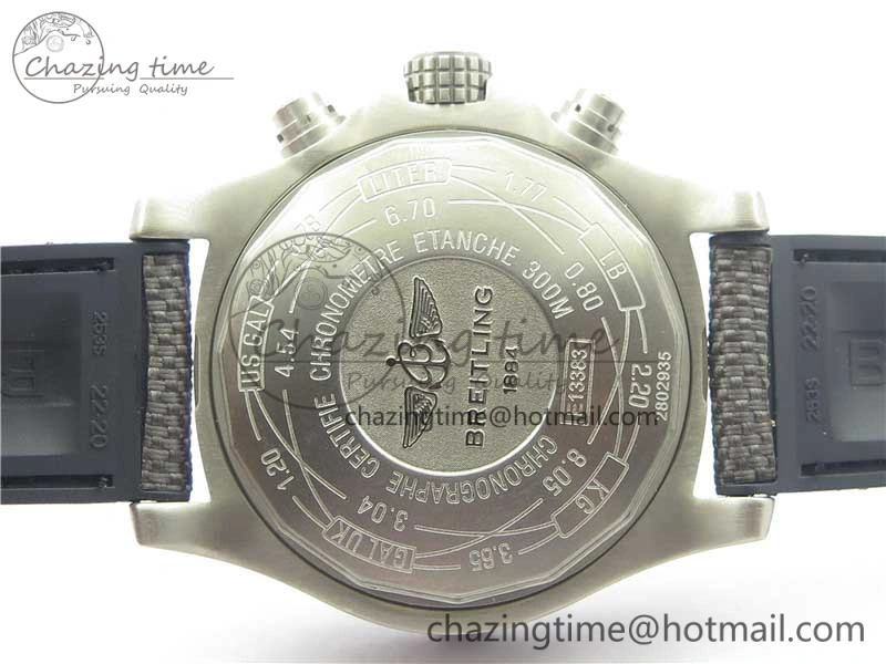 UrbanChic Avenger Bandit Titanium B50 Best Edition Gray Dial on Gray Nylon Strap A 5583