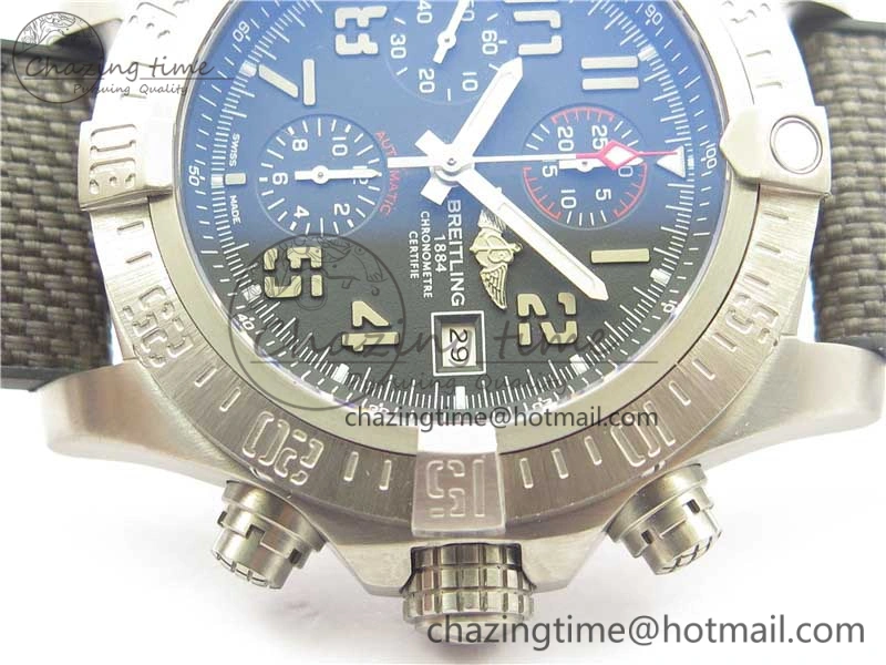UrbanChic Avenger Bandit Titanium B50 Best Edition Gray Dial on Gray Nylon Strap A 5583