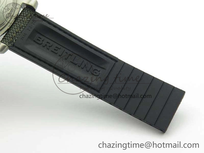 ZipUp Avenger Bandit Titanium GF 1:1 Best Edition Gray Dial On Gray Nylon Strap A7750 (Free Extra Strap) 5694