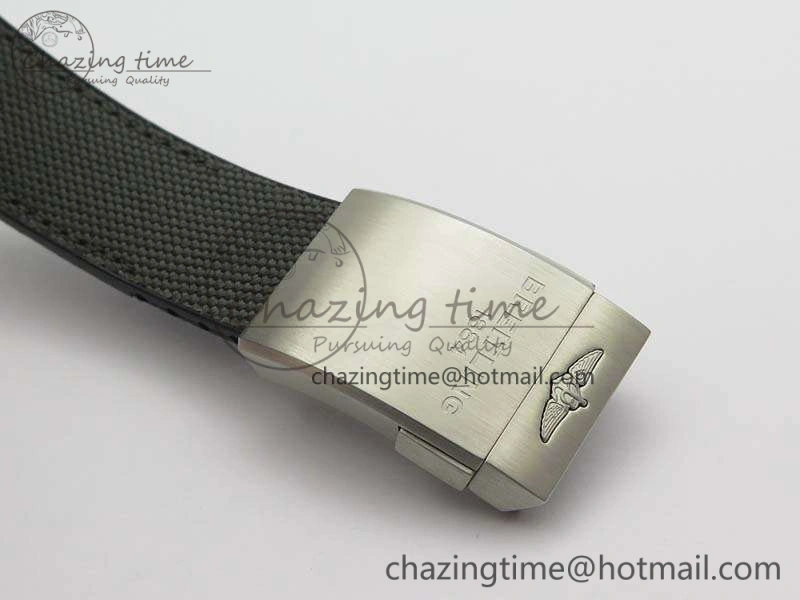 ZipUp Avenger Bandit Titanium GF 1:1 Best Edition Gray Dial On Gray Nylon Strap A7750 (Free Extra Strap) 5694