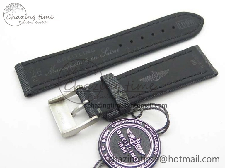 ZipUp Avenger Bandit Titanium GF 1:1 Best Edition Gray Dial On Gray Nylon Strap A7750 (Free Extra Strap) 5694