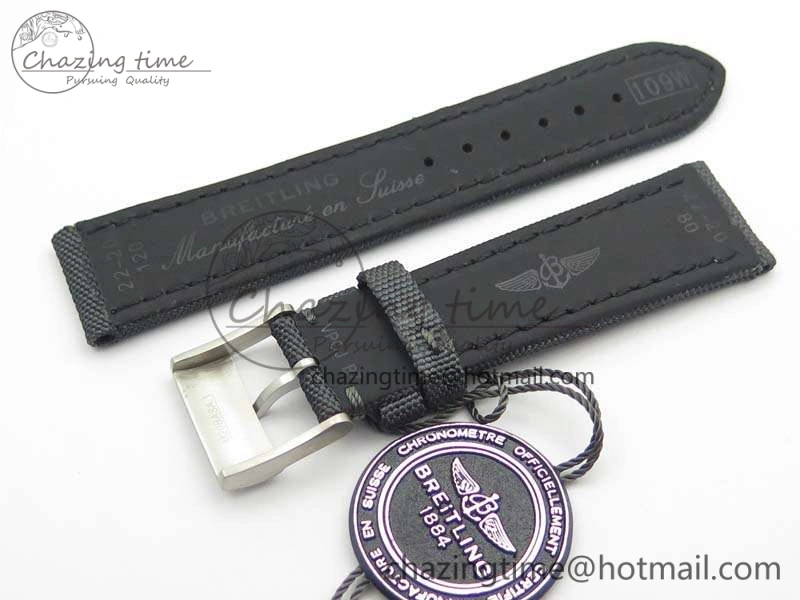 ZipUp Avenger Bandit Titanium GF 1:1 Best Edition Gray Dial On Gray Nylon Strap A7750 (Free Extra Strap) 5694