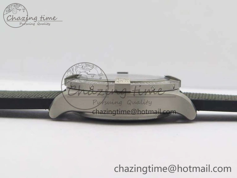 ZipUp Avenger Bandit Titanium GF 1:1 Best Edition Gray Dial On Gray Nylon Strap A7750 (Free Extra Strap) 5694