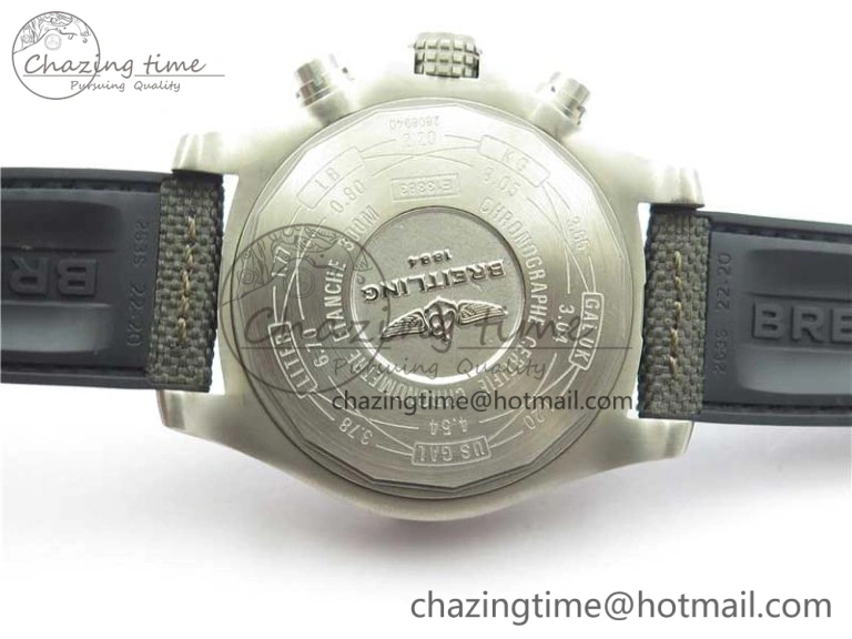 Avenger Bandit Titanium V9F 1:1 Best Edition Gray Dial on Gray Nylon Strap A Effortless 5569