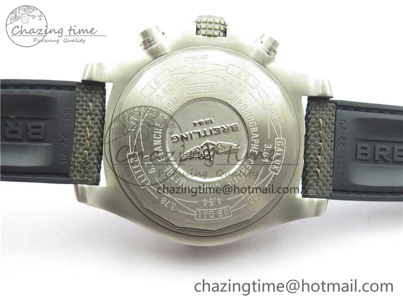 Avenger Bandit Titanium V9F 1:1 Best Edition Gray Dial on Gray Nylon Strap A Effortless 5569