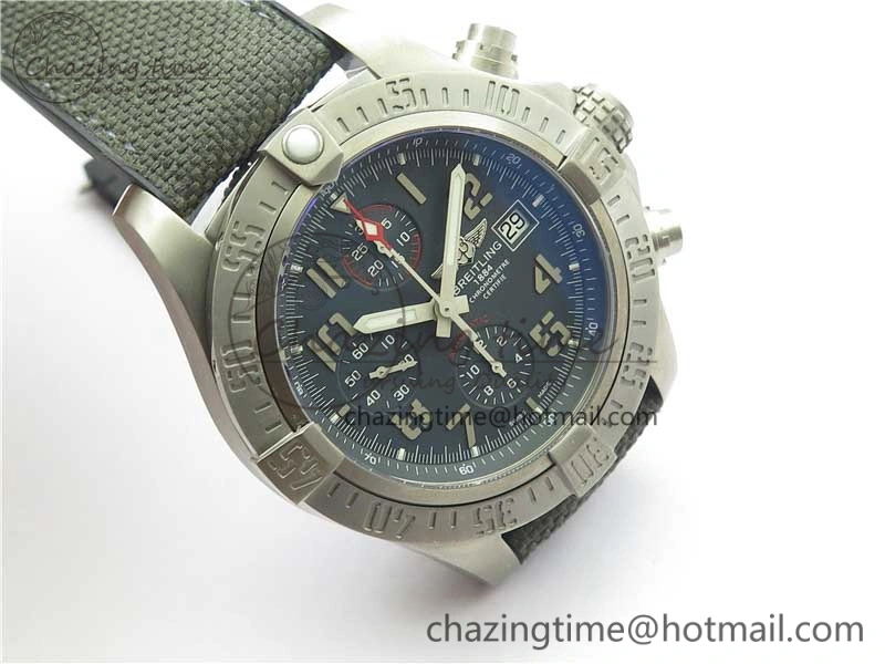 Avenger Bandit Titanium V9F 1:1 Best Edition Gray Dial on Gray Nylon Strap A Effortless 5569