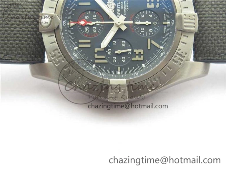 Avenger Bandit Titanium V9F 1:1 Best Edition Gray Dial on Gray Nylon Strap A Effortless 5569
