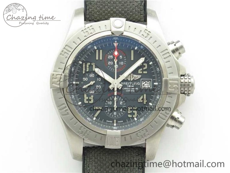 Avenger Bandit Titanium V9F 1:1 Best Edition Gray Dial on Gray Nylon Strap A Effortless 5569