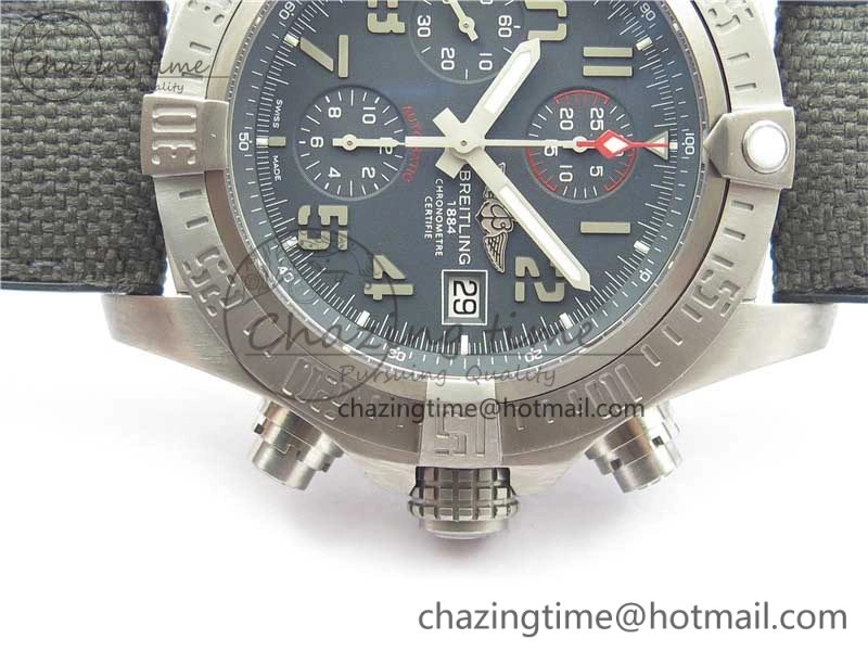 Avenger Bandit Titanium V9F 1:1 Best Edition Gray Dial on Gray Nylon Strap A Effortless 5569