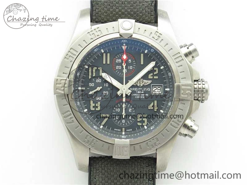 Avenger Bandit Titanium V9F 1:1 Best Edition Gray Dial on Gray Nylon Strap A Effortless 5569