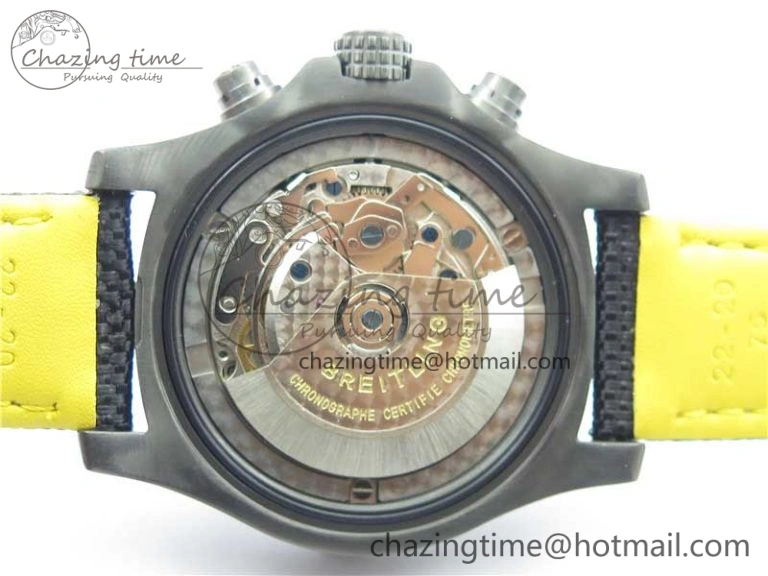Sophisticated Avenger Bandit V13317 Titanium DLC B50 Best Edition Black Dial on Black Nylon Strap A 5573
