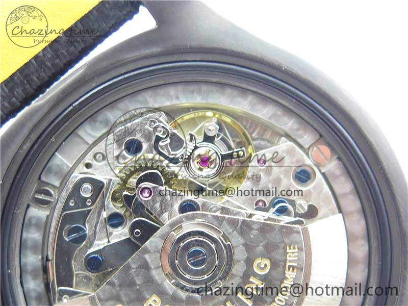 Sophisticated Avenger Bandit V13317 Titanium DLC B50 Best Edition Black Dial on Black Nylon Strap A 5573