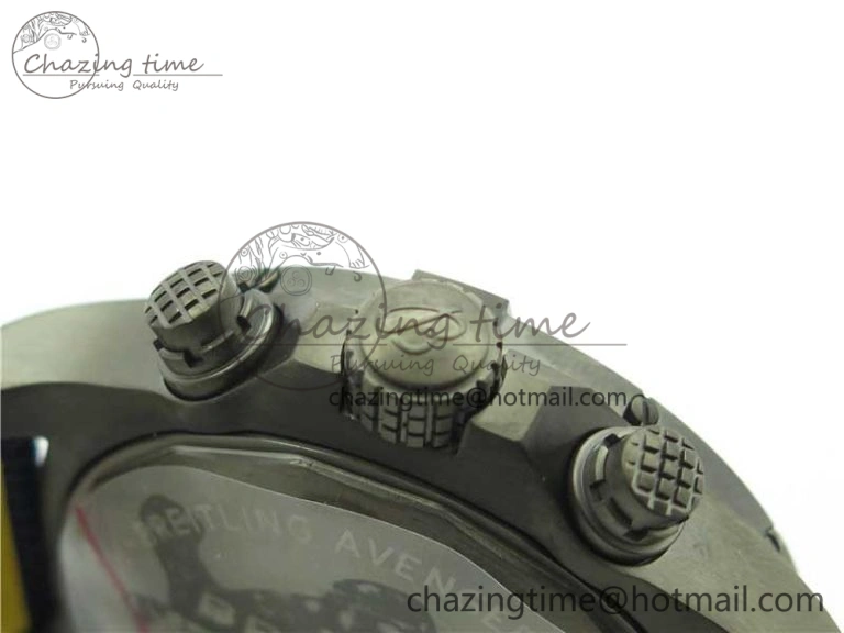 SoftTouch Avenger Bandit V13317 Titanium DLC B50 Best Edition Blue Dial on Blue Nylon Strap A 5572