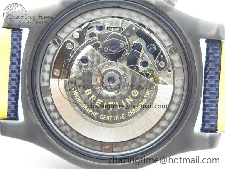 SoftTouch Avenger Bandit V13317 Titanium DLC B50 Best Edition Blue Dial on Blue Nylon Strap A 5572
