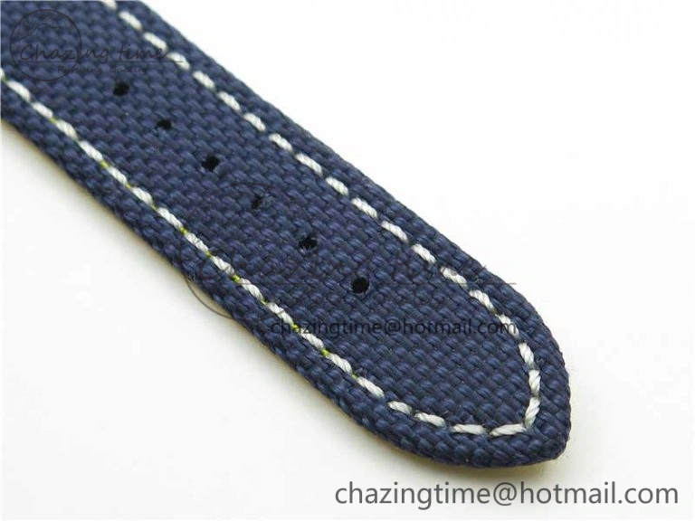 SoftTouch Avenger Bandit V13317 Titanium DLC B50 Best Edition Blue Dial on Blue Nylon Strap A 5572
