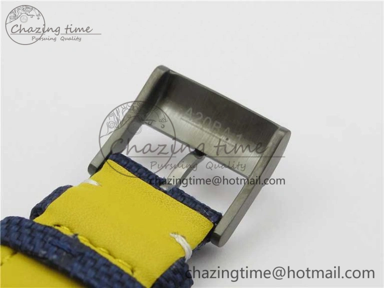 SoftTouch Avenger Bandit V13317 Titanium DLC B50 Best Edition Blue Dial on Blue Nylon Strap A 5572