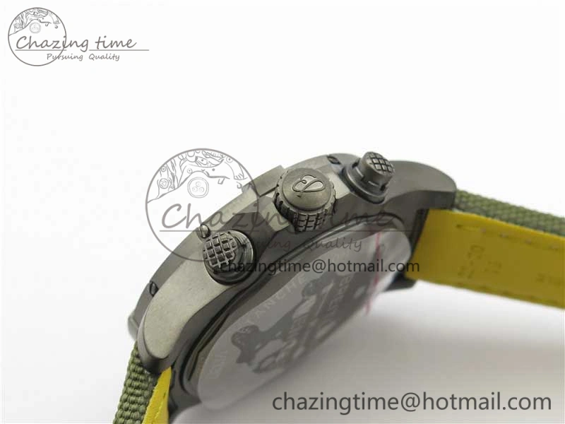 Compact Avenger Bandit V13317 Titanium DLC B50 Best Edition Green Dial on Green Nylon Strap A 5570
