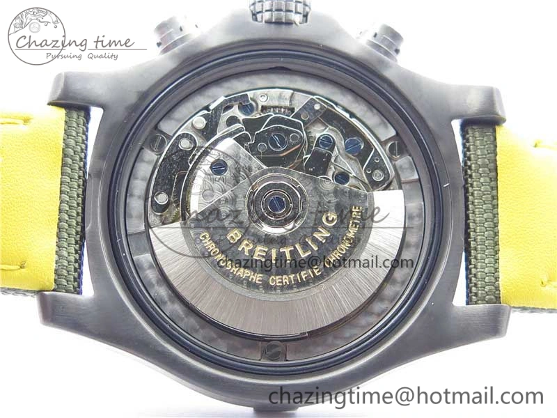Compact Avenger Bandit V13317 Titanium DLC B50 Best Edition Green Dial on Green Nylon Strap A 5570