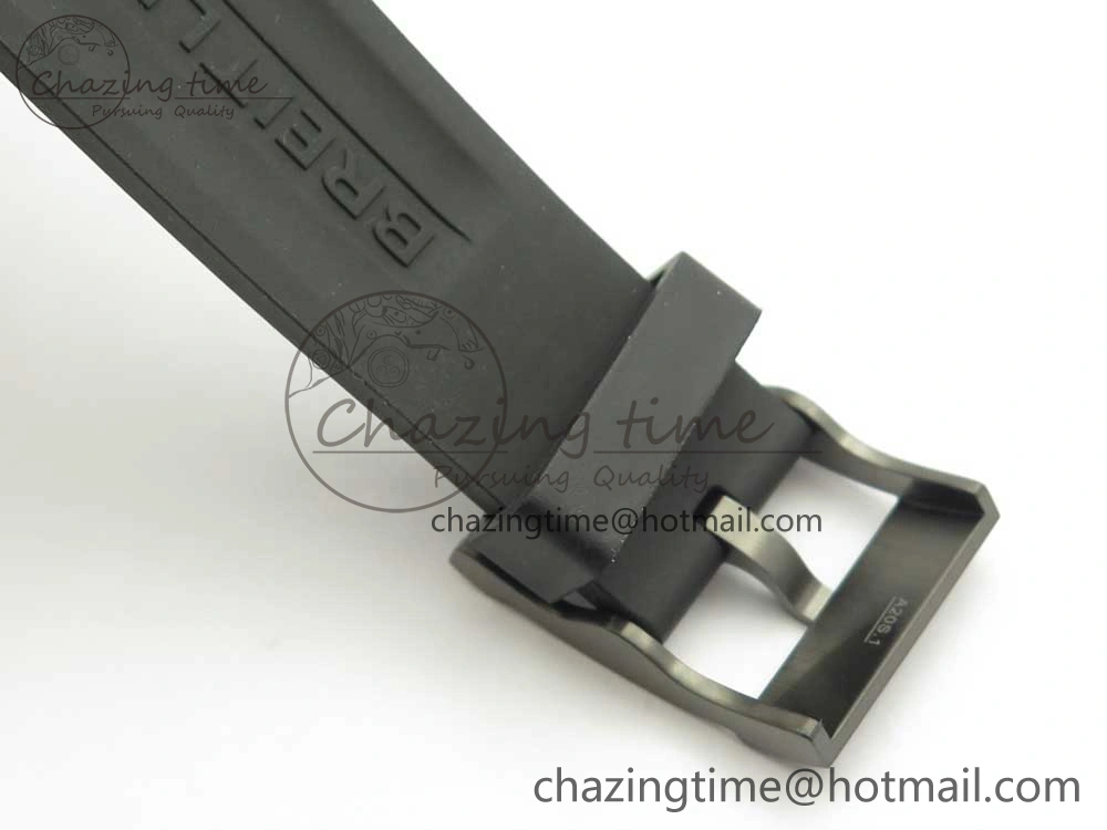 Avenger BlackBird 44mm DLC GF 1:1 Best Edition Titanium Case Black Dial on Black Rubber Strap A2824 V4 (Free Box) Popular 5607