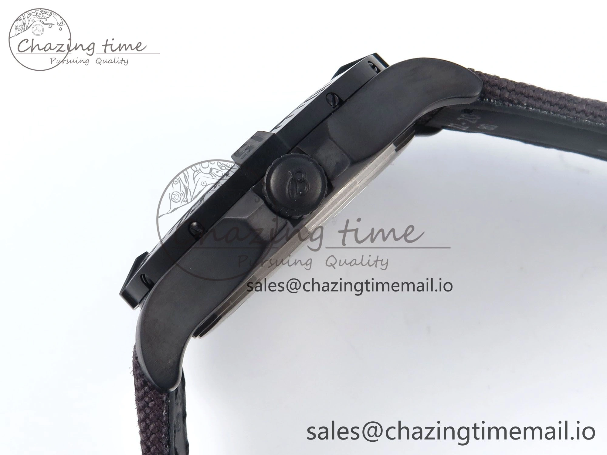 AllSeason Avenger BlackBird 44mm TF 1:1 Best Edition Black Dial on Black Nylon Strap A 5433