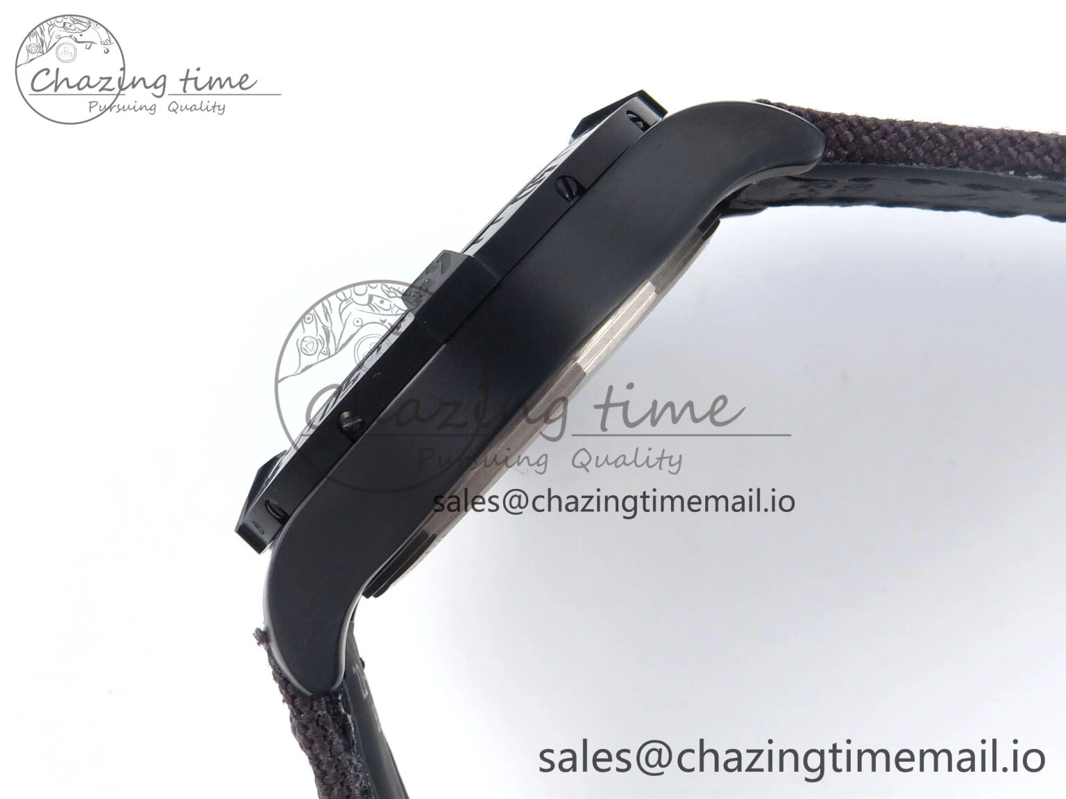 AllSeason Avenger BlackBird 44mm TF 1:1 Best Edition Black Dial on Black Nylon Strap A 5433