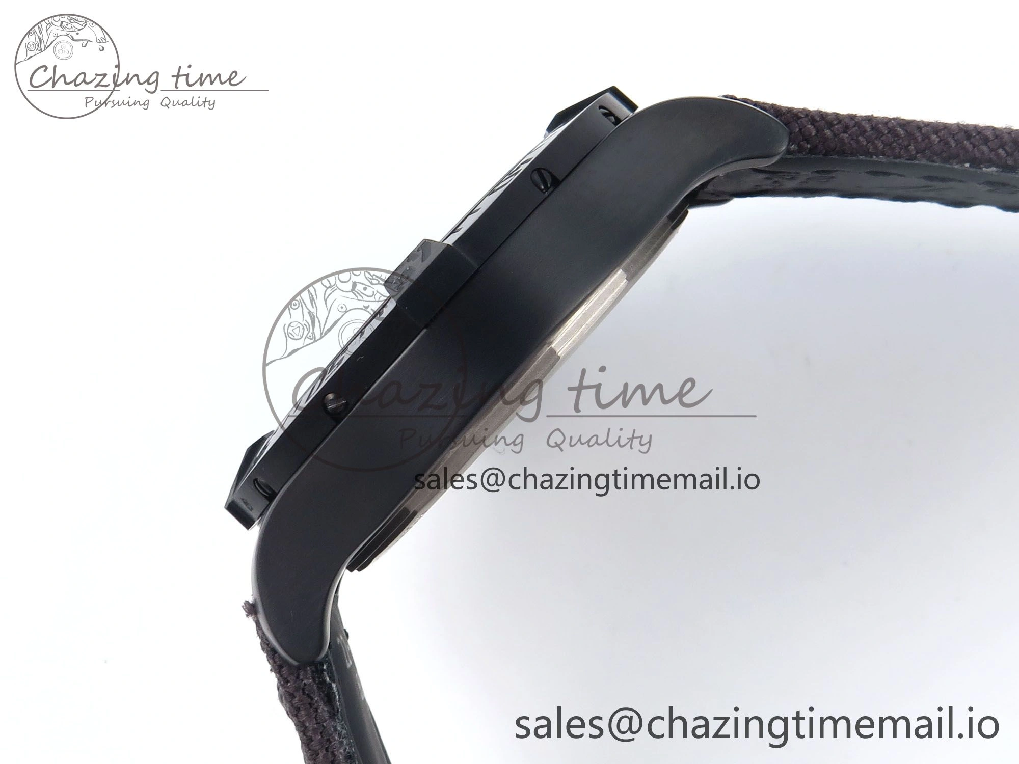 AllSeason Avenger BlackBird 44mm TF 1:1 Best Edition Black Dial on Black Nylon Strap A 5433