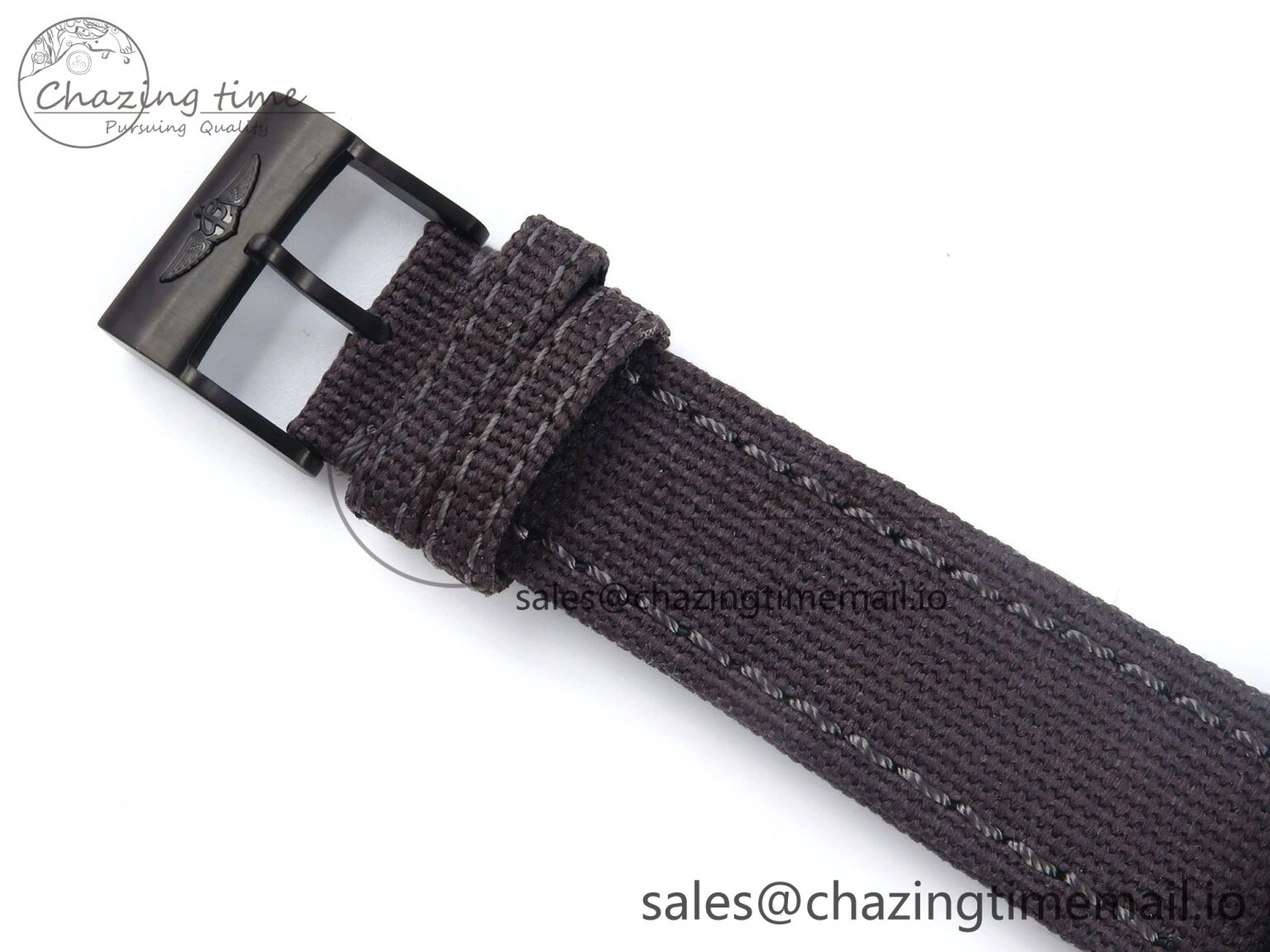 AllSeason Avenger BlackBird 44mm TF 1:1 Best Edition Black Dial on Black Nylon Strap A 5433