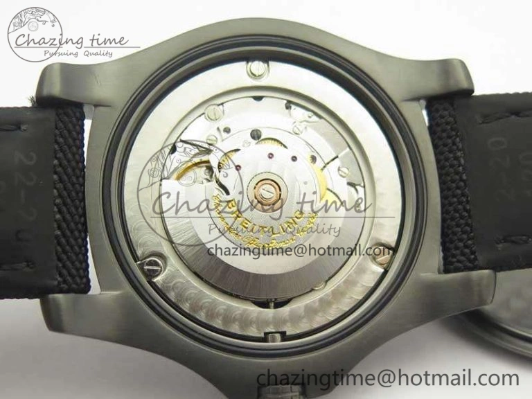 GoAnywhere Avenger Blackbird V17310 DLC GF 1:1 Best Edition Black Textured Dial On Nylon Strap A 5640