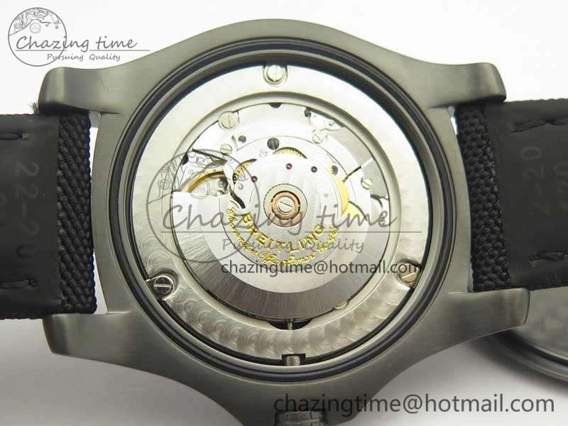 GoAnywhere Avenger Blackbird V17310 DLC GF 1:1 Best Edition Black Textured Dial On Nylon Strap A 5640