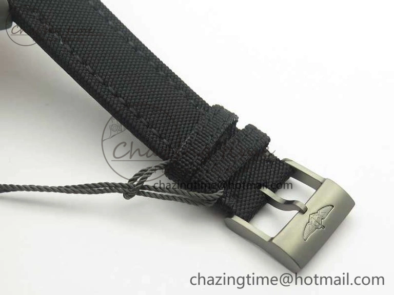 GoAnywhere Avenger Blackbird V17310 DLC GF 1:1 Best Edition Black Textured Dial On Nylon Strap A 5640