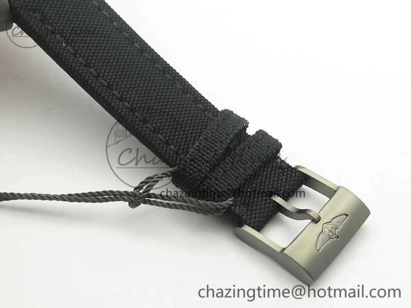 GoAnywhere Avenger Blackbird V17310 DLC GF 1:1 Best Edition Black Textured Dial On Nylon Strap A 5640