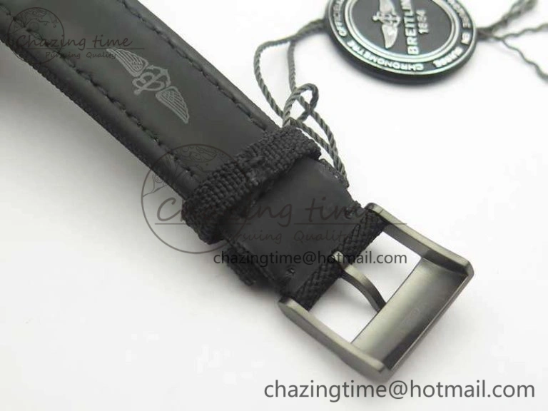 GoAnywhere Avenger Blackbird V17310 DLC GF 1:1 Best Edition Black Textured Dial On Nylon Strap A 5640