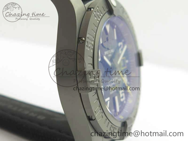 GoAnywhere Avenger Blackbird V17310 DLC GF 1:1 Best Edition Black Textured Dial On Nylon Strap A 5640