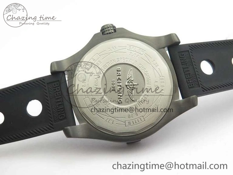 Avenger Blackbird V17311 DLC GF 1:1 Best Edition Black Dial On Rubber Strap A2824 V Durable 5710