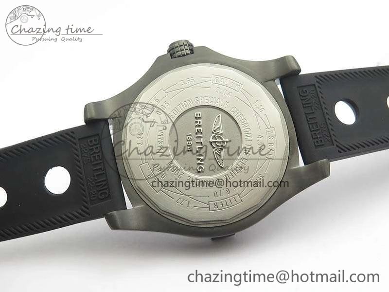 Avenger Blackbird V17311 DLC GF 1:1 Best Edition Black Dial On Rubber Strap A2824 V Durable 5710