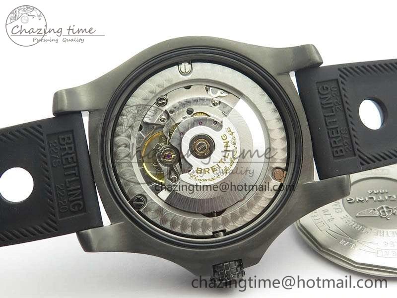 Avenger Blackbird V17311 DLC GF 1:1 Best Edition Black Dial On Rubber Strap A2824 V Durable 5710