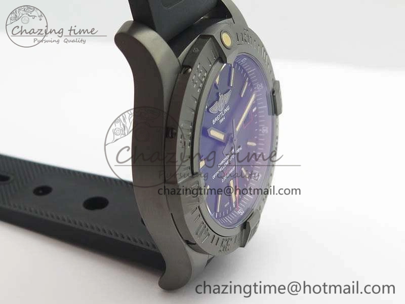 Avenger Blackbird V17311 DLC GF 1:1 Best Edition Black Dial On Rubber Strap A2824 V Durable 5710